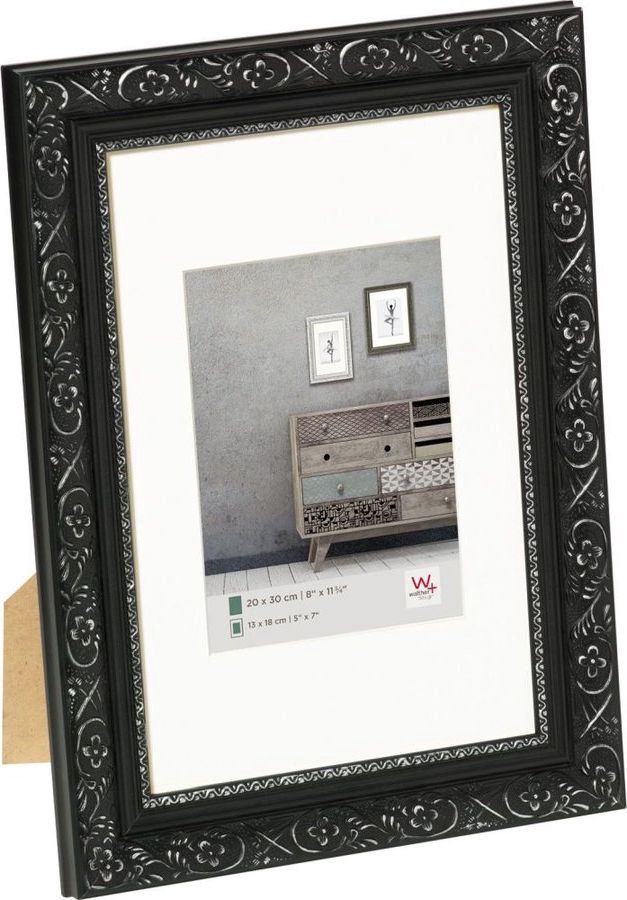 Box Walther Barock 30x40 Wooden black-silver