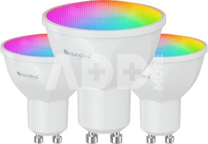 Essentials Smart GU10 Bulb Matter 5W 400Lm RGBCW, 3pcs pack | GU10 | 5 W | RGBCW | Bluetooth, Thread