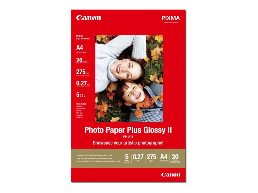 Canon photo paper A4 265g Glossy II 20 lehte (PP-201)