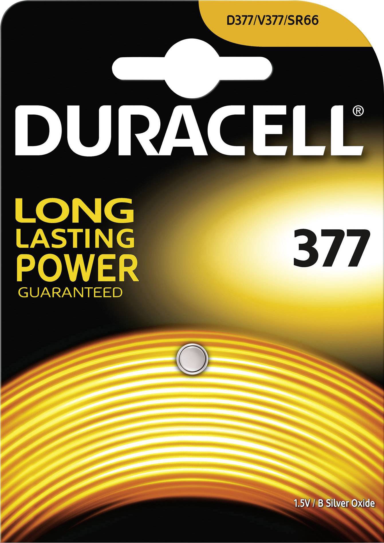 Duracell battery D377/SR66 1.5V/1B