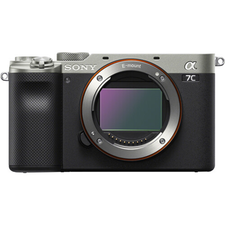 Sony α 7C MILC korpusas 24,2 MP CMOS 6000 x 4000 pikseliai Juoda, Sidabras|ILCE7CS.CEC