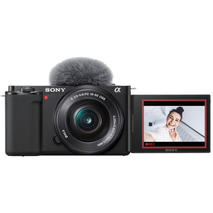 Sony ZV-E10L Mirrorless Vlog Camera with 16-50 mm Lens | Sony | Mirrorless Vlog Camera | ZV-E10L | Compact camera | 24.2 MP | Display diagonal 3.0 " | Video recording | Magnification 5.9 x, 11.7 x | CMOS | Black|ZVE10LBDI.EU