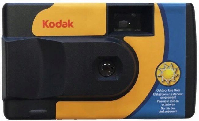 Kodak DAYLIGHT vienkartinis fotoaparatas su spalvota juosta, 27+12 nuotraukų rėmelių