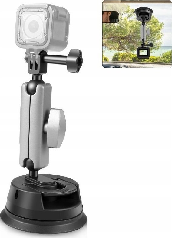 Puluz Clamping Suction cup Glass holder for Camera Camera Phone Gwint 1/4''' / PU863