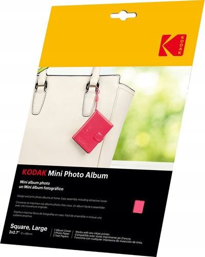 Kodak Mini Photo Album 20 Photos Kodak Self-Print - Red
