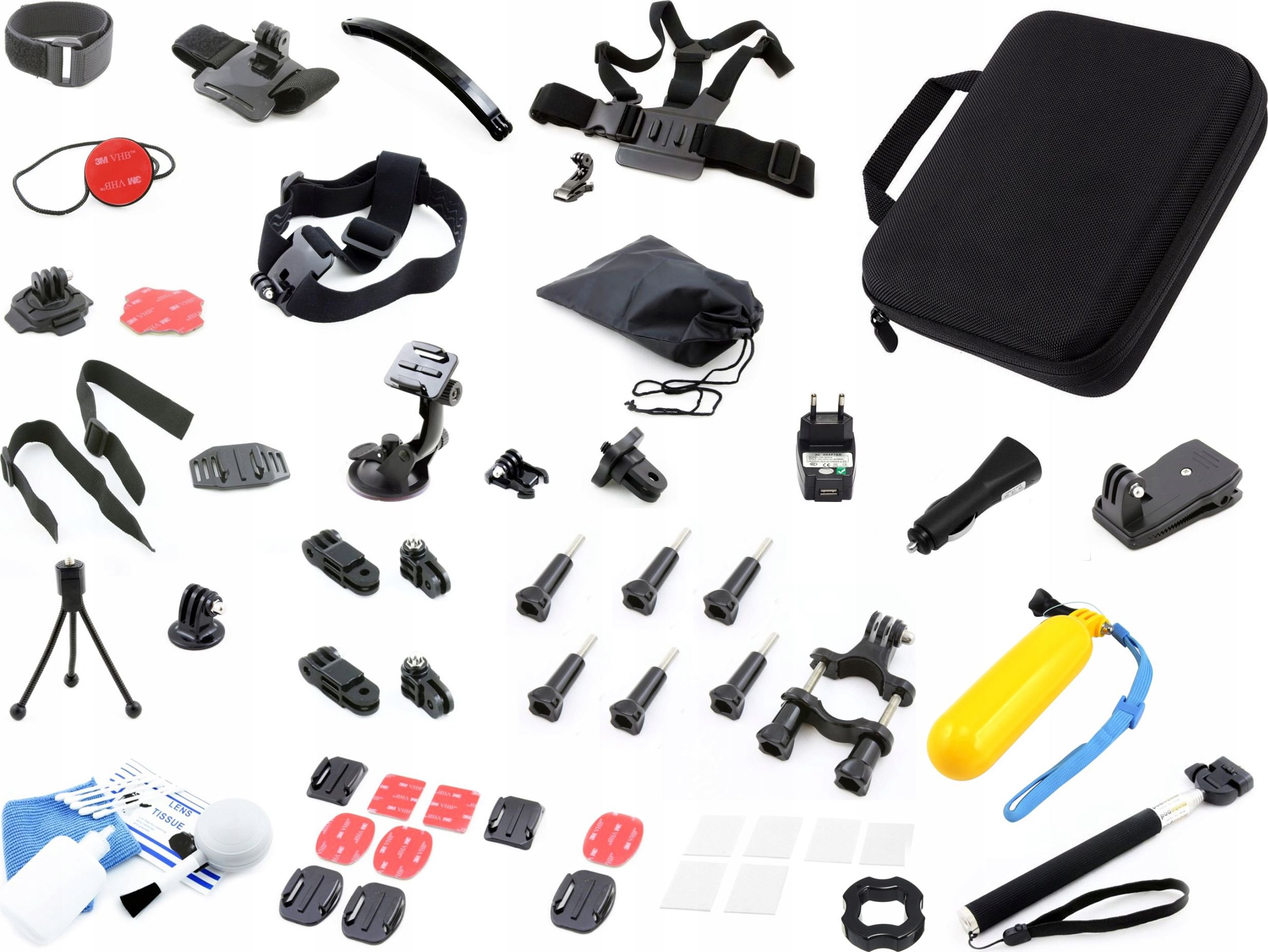 Xrec Set / Accessories Mounting Gopro Sport Camera / Sjcam / Xiaomi / Sony Action Cam