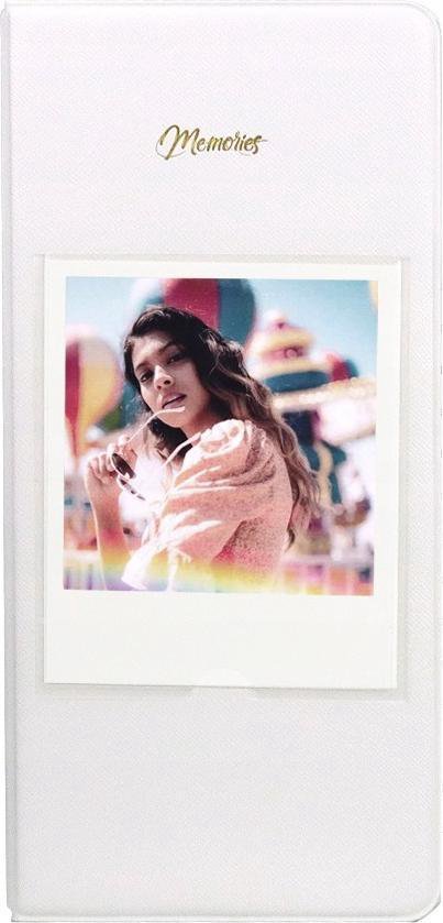 LoveInstant Album On 64 Art for Polaroid Type Pictures / Memories White