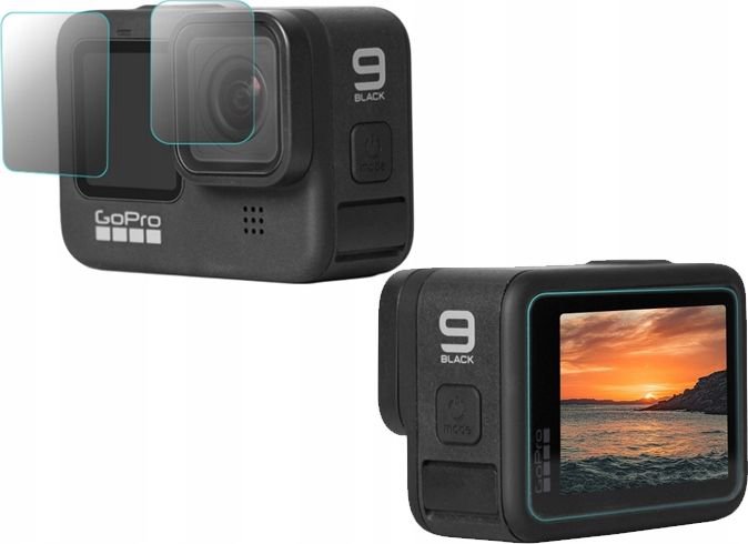 SunnyLife Glass Cover 3in1 On Screen Lcd + Lens Do Gopro Hero 9 Black