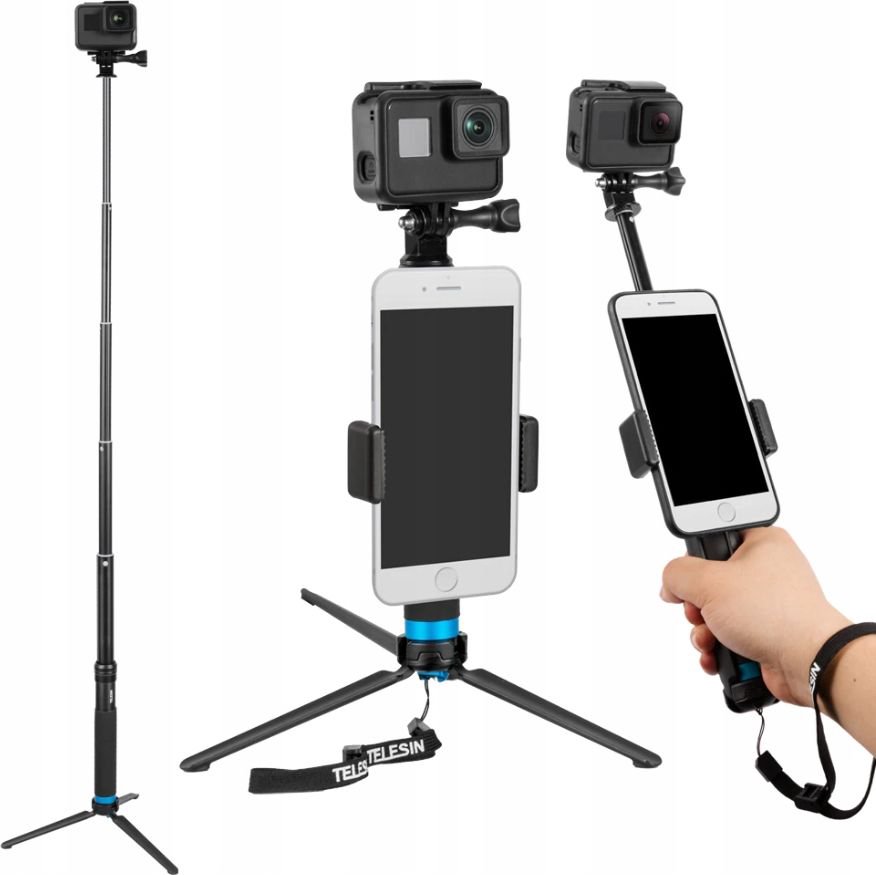 Telesin Selfie stick / tripod Telesin for sports cameras (GP-MNP-090-S)