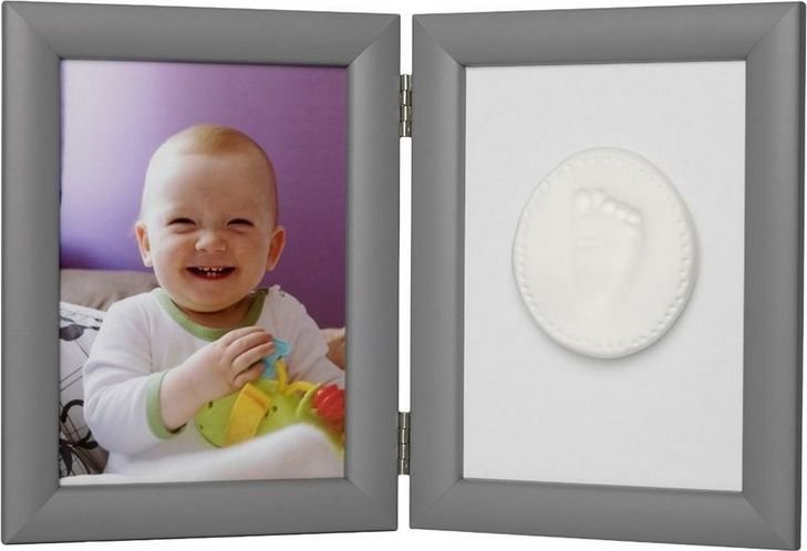 Frame Bobas Fingerprint - a clay frame - grey