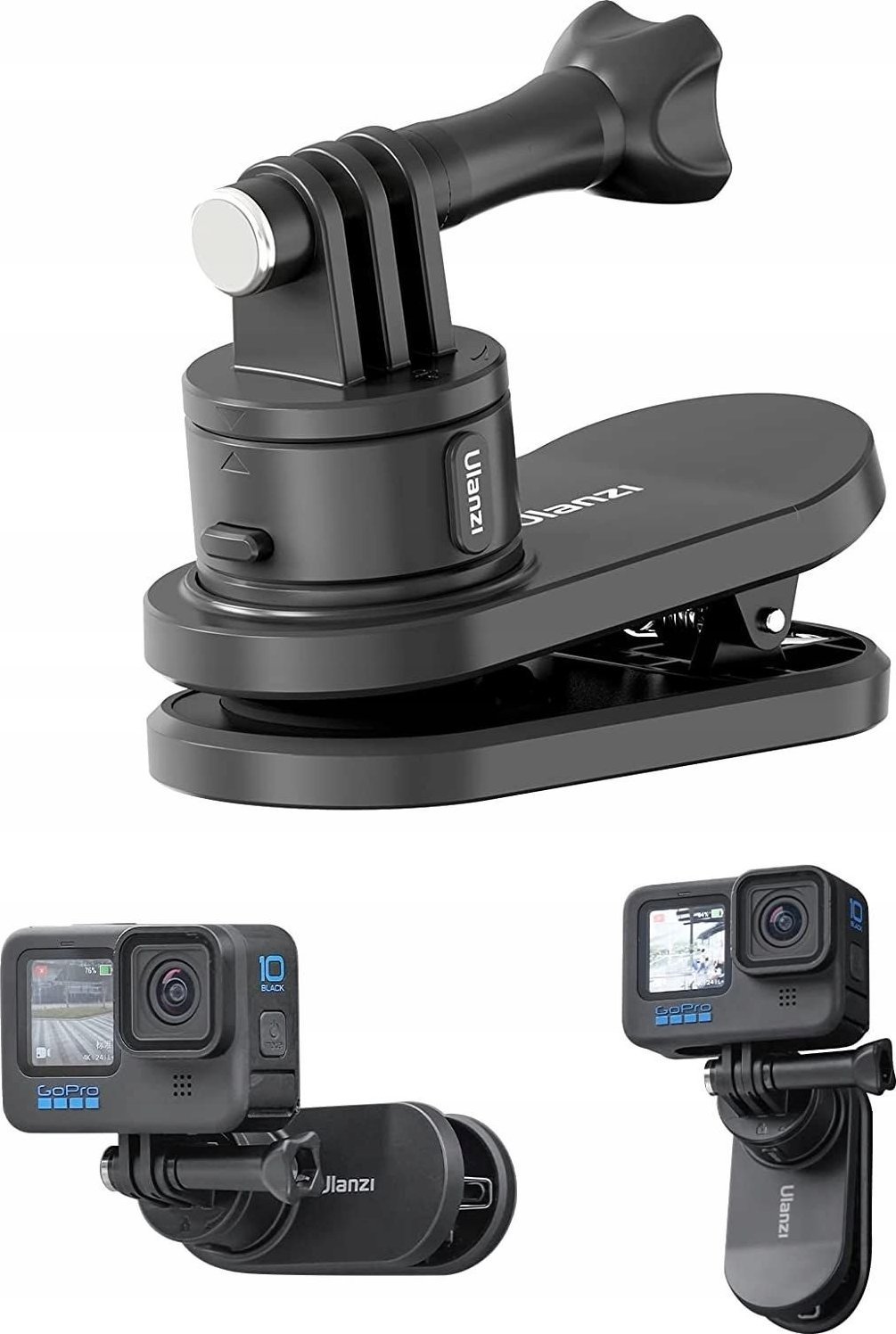 Ulanzi Clips Fixing Handle Turn 360s - Do Gopro / Sjcam / Xiaomi - Ulanzi Go Quick Ii