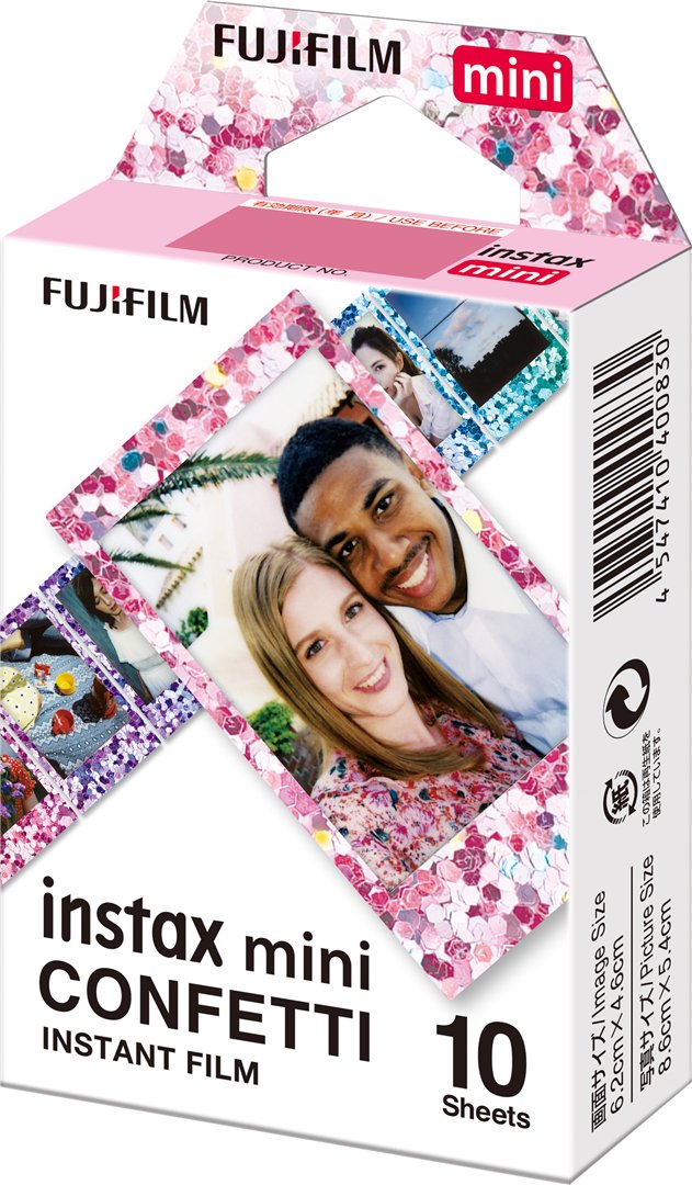 Moment.fotoplokšt. instax mini CONFETTI (10pl)