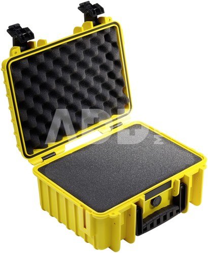 B&W International Type 3000 yellow incl. pre-cut foam