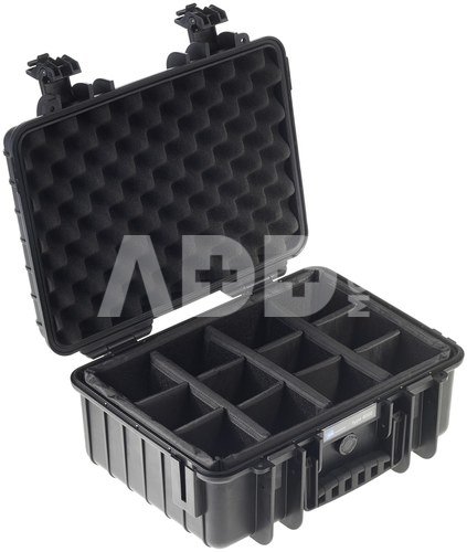 B&W International Type 4000 black incl. Padded Divider