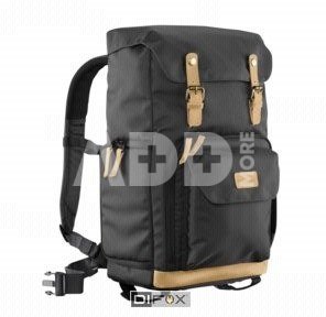 mantona Fotorucksack Luis schwarz Retro
