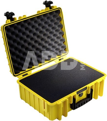 B&W International Type 5000 yellow incl. pre-cut foam
