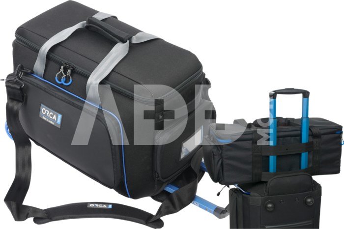 Orca OR-510 Classic Shoulder Bag Medium w Built-in Trolley // Kit with free OR-128 Medium Case