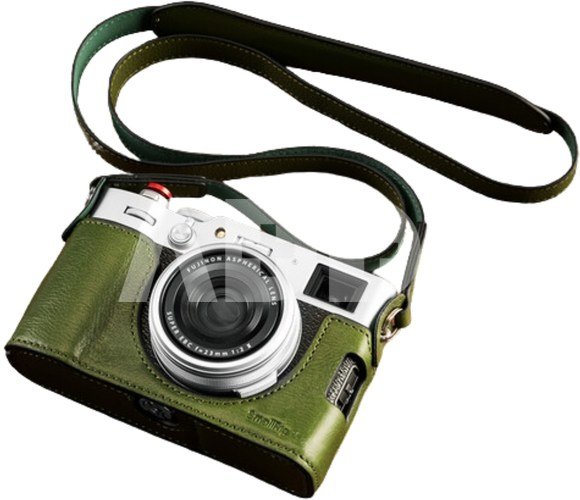 Leather Half Case Kit for FUJIFILM X100VI (Green) 4701