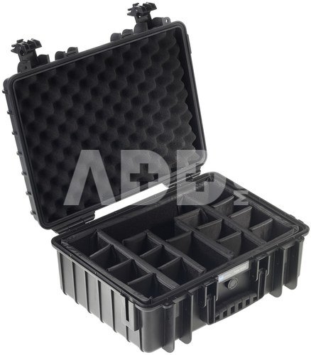 B&W International Type 5000 black incl. Padded Divider