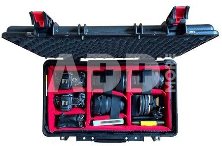 Explorer Cases 5218HL Case Black with Divider Set