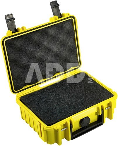 B&W International Type 500 yellow incl. pre-cut foam