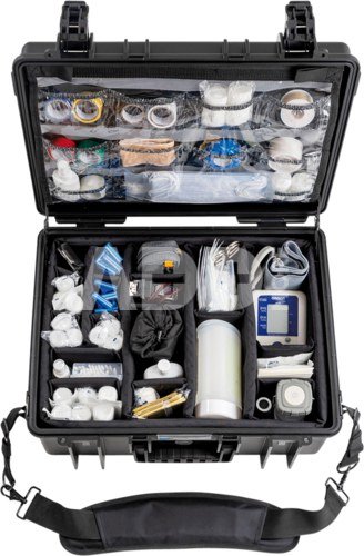BW OUTDOOR CASES TYPE 6000 WITH MEDICAL EMERGENCY KIT, BLACK