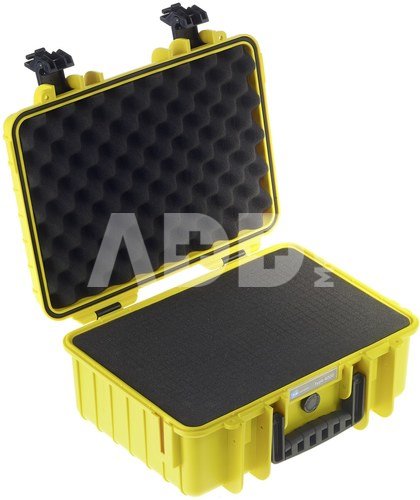 B&W International Type 4000 yellow incl. pre-cut foam