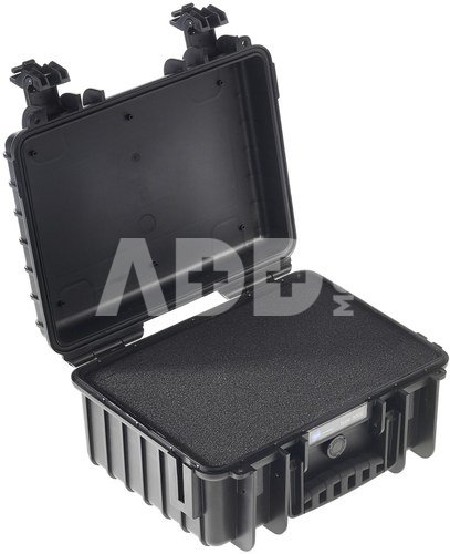B&W International Type 3000 black incl. pre-cut foam