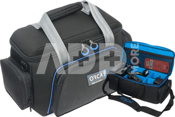 Orca OR-504 Classic Shoulder Bag X-Small // Kit with free OR-128 Universial Accessories Medium Case