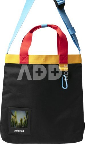 POLAROID RIPSTOP TOTE BLACK/MULTI
