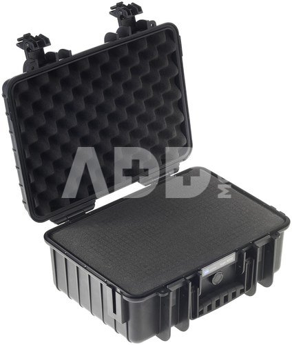 B&W International Type 4000 black incl. pre-cut foam