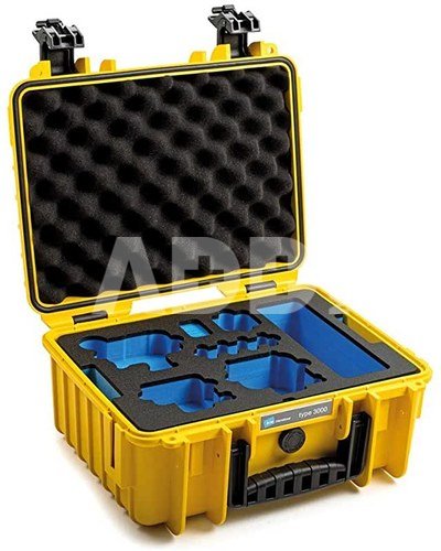 B&W GoPro Case Type 3000 Y yellow with GoPro 9 Inlay