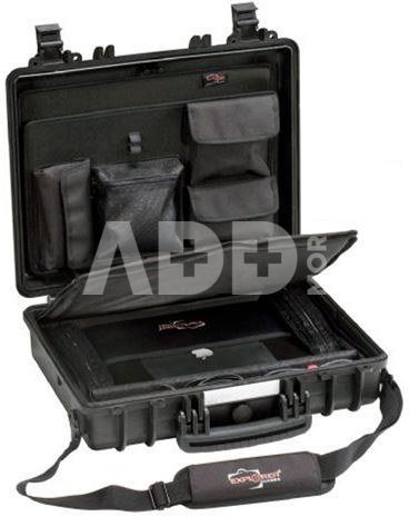 Explorer Cases 4412HL Case Black with Laptop Bag