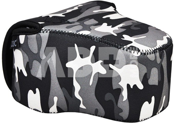 JJC OC MC0GR Neopreen Camera Cover   Camouflage Grey