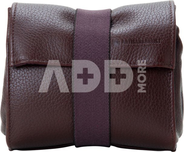 Artisan & Artist I ACAM-77 I Leather Pouch in Kipskin Leather (S) Brown