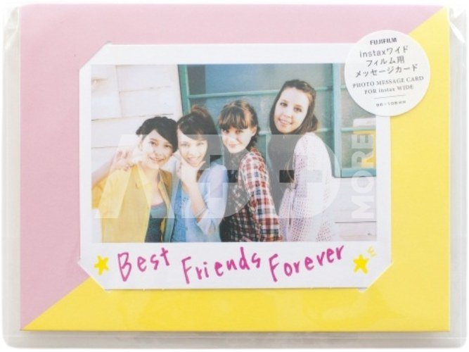 Atvirlaiškis instax WIDE rožinis/geltonas