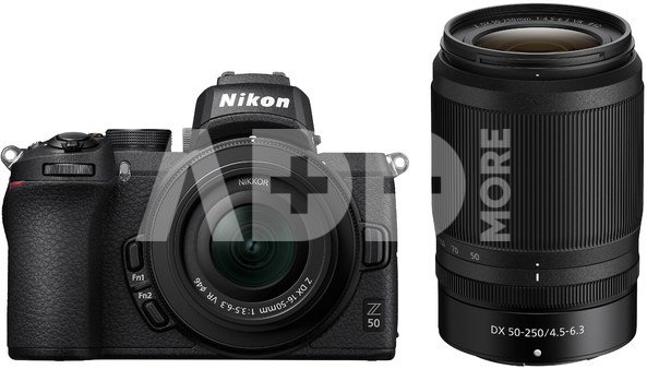 Nikon Z50 + 16-50mm f/3.5-6.3 VR + 50-250mm f/4.5-6.3 VR