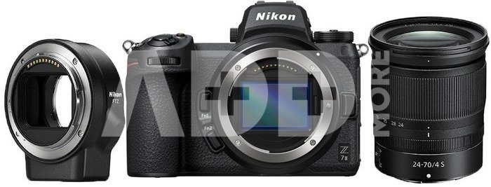 Nikon Z7 II + 24-70mm f/4 + FTZ adapter