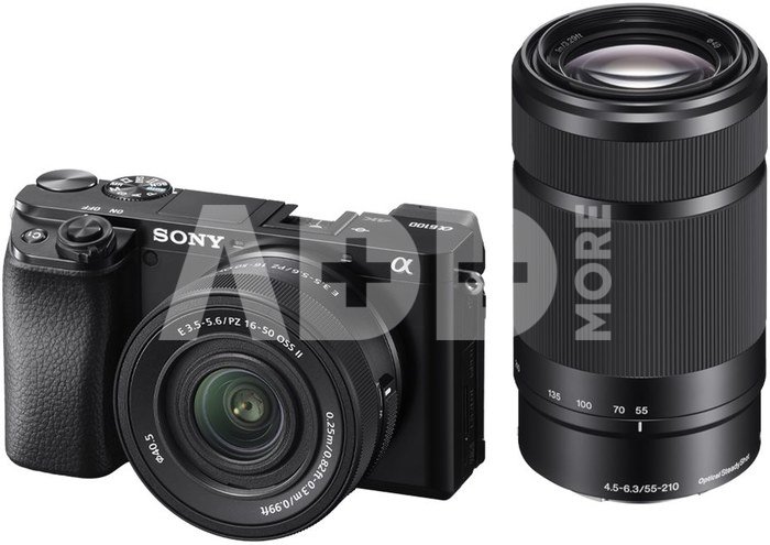 Sony ILCE-6100 Mirrorless Camera + 16-50mm + 55-210mm Lens | Sony