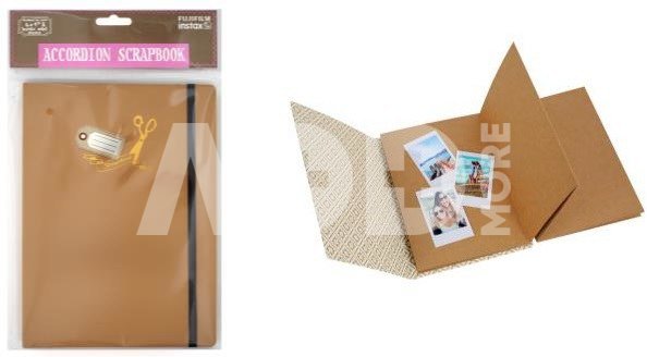 instax Accordion Scrapbook "Kraft"