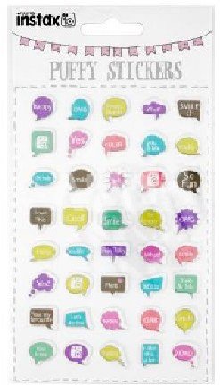 instax minkštų lipdukų rinkinys "Speech" (40 vnt)