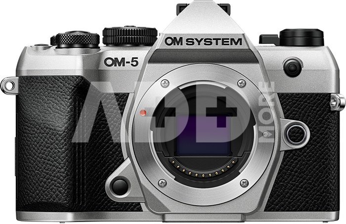 OM System OM-5 Mark II Body (silver) + papildoma baterija + žiūronai + papildoma garantija NEMOKAMAI !