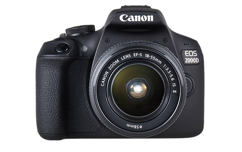 Fotoaparatas Canon EOS 2000D 18-55 IS II EU26 SLR Camera Kit, Megapixel 24.1 MP, Image stabilizer, ISO 12800, Display diagonal 3.0 ", Wi-Fi, Video re