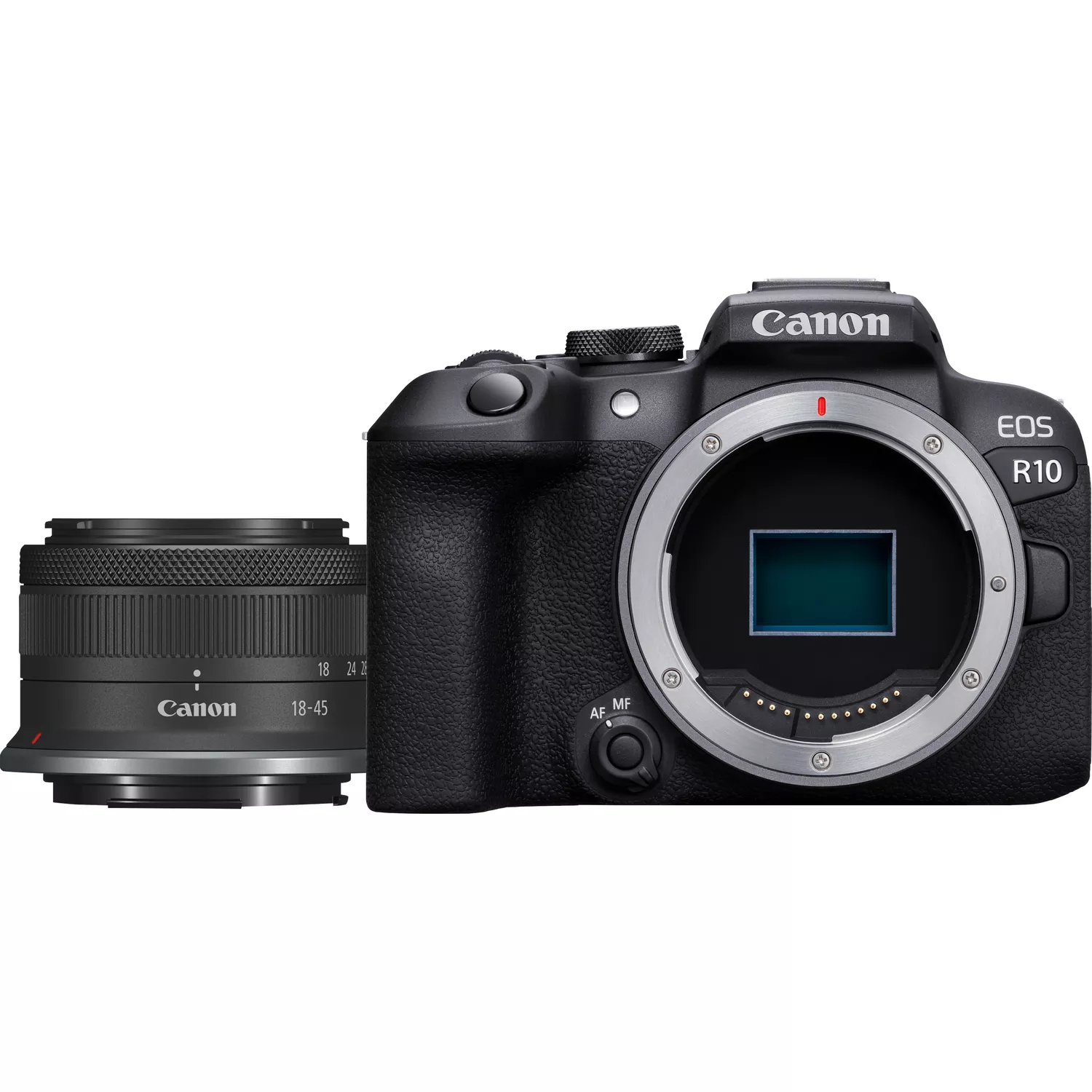 Fotoaparatas Canon Canon EOS R10 RF-S 18-45mm F4.5-6.3 IS STM lens Black