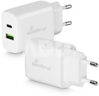 POWER ADAPTER USB/USB-C 25W/FAST MRMA112 MEDIARANGE