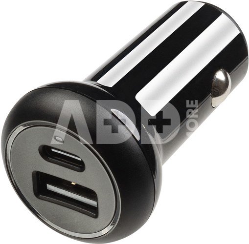 Vivanco car charger USB/USB-C 24W (62303)