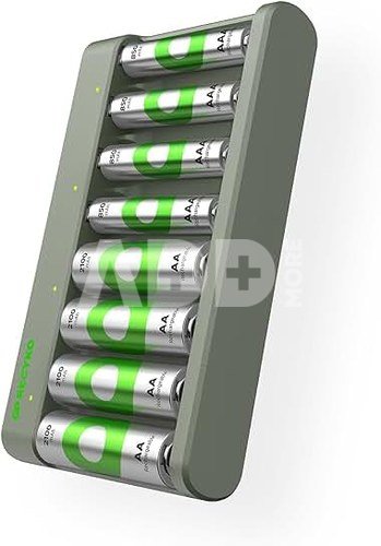 GP ReCyko E821 8-fach Rundzellen Ladegr+4xAA 2100mAh/ 4xAA 850mAh