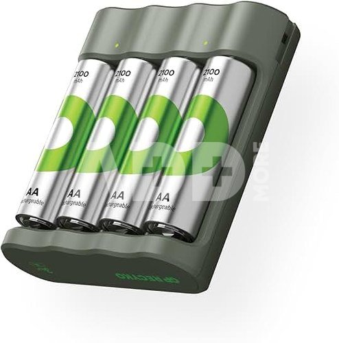 GP ReCyko B441 4-Port USB-Modell Ladegerät inkl.4xAA NiMh 2100mAh