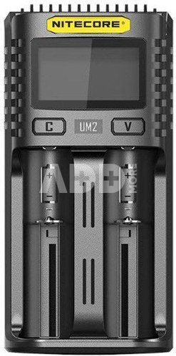 Nitecore UM2 2 x Penlite charger (AA/AAA) with indicator