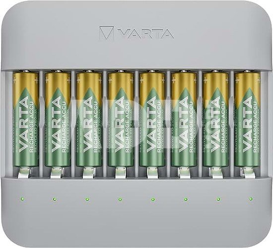 Varta Eco Charger Multi Recycled + 8 x 2100 mAh AA 57682 101 121